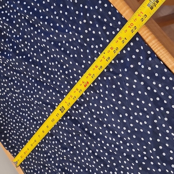 Mizuiro-ind Navy Blue Sheer Polka-dot Batwing Top High-end Japanese Boutique - Picture 9 of 9